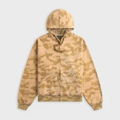 AOP Boxy Zip Up Hoodie