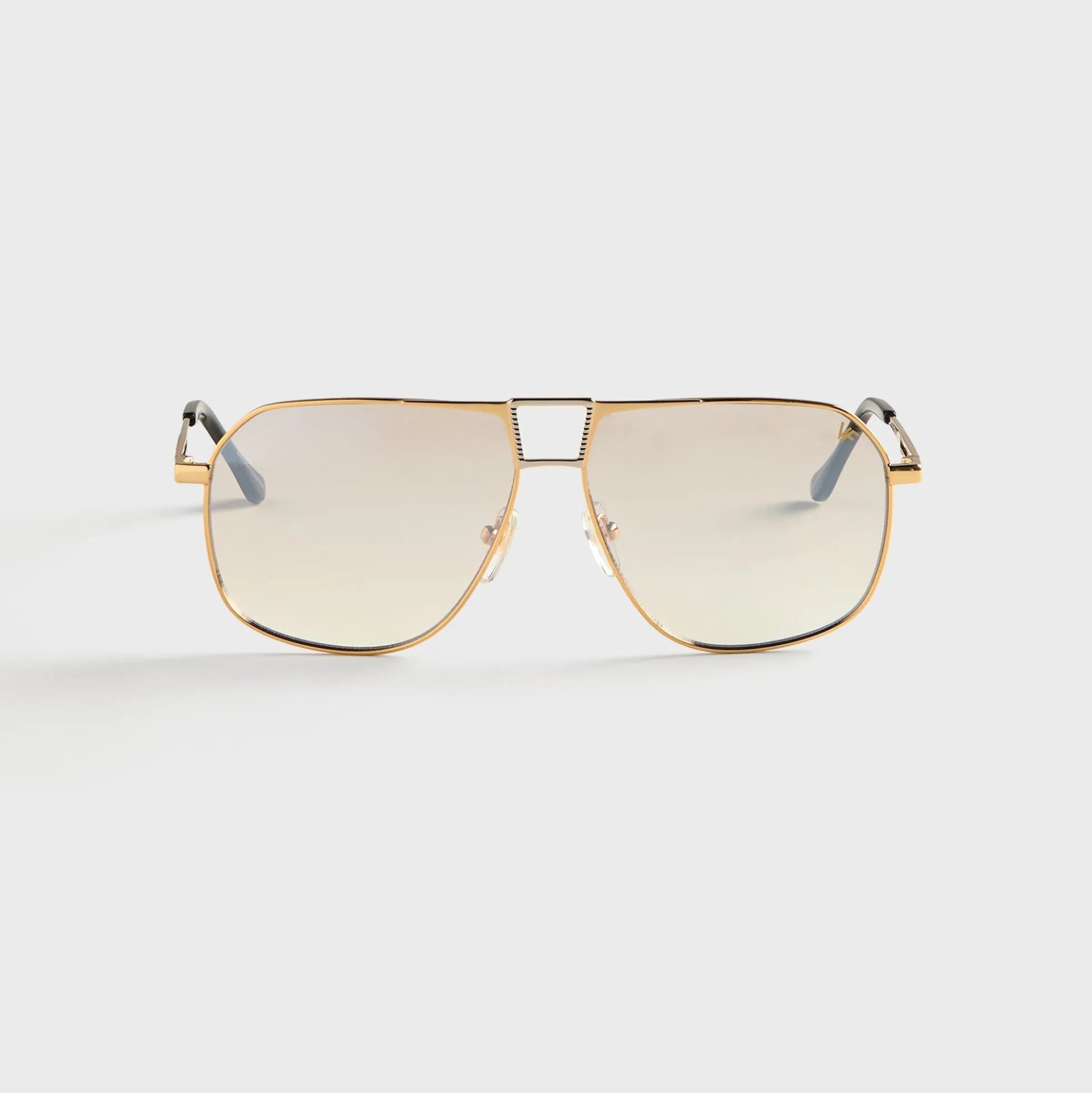 Bellagio Two-Tone Yellow & White Gold Sunglasses