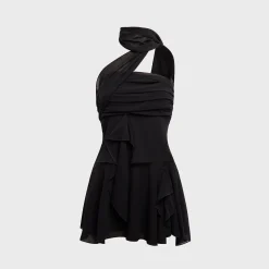 Chiffon Ruffle Dress
