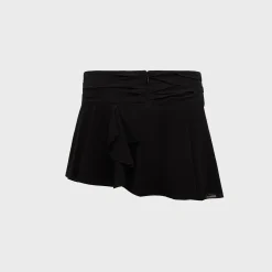 Chiffon Slit Mini Skirt