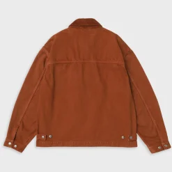 Cord Collared Zip Up Jacket