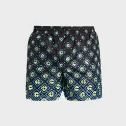Degrade Monogram Printed Swim Short