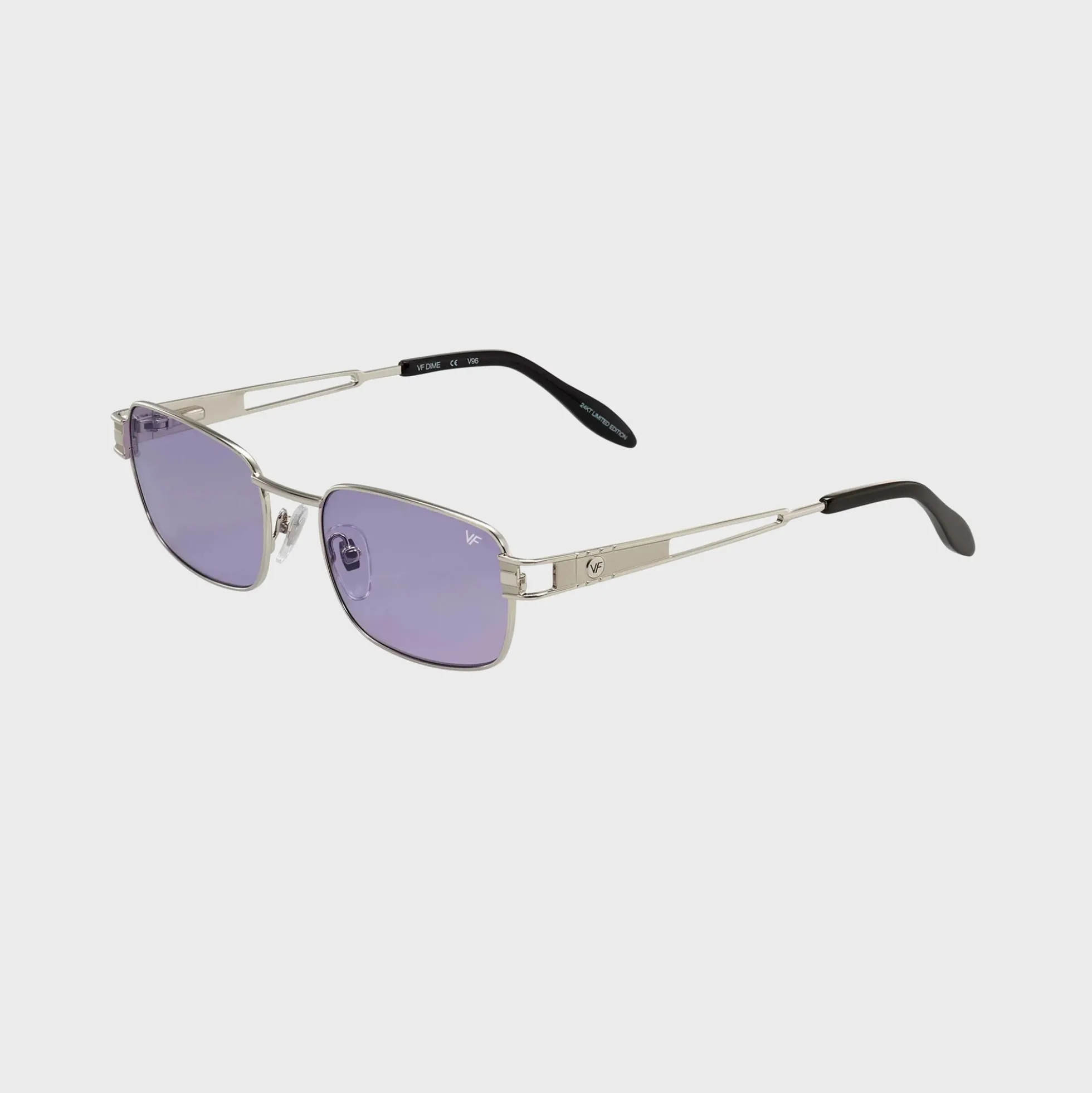 Dime 24KT White Gold Sunglasses