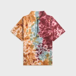 Dyed Short Sleeve Boxed Pique Polo