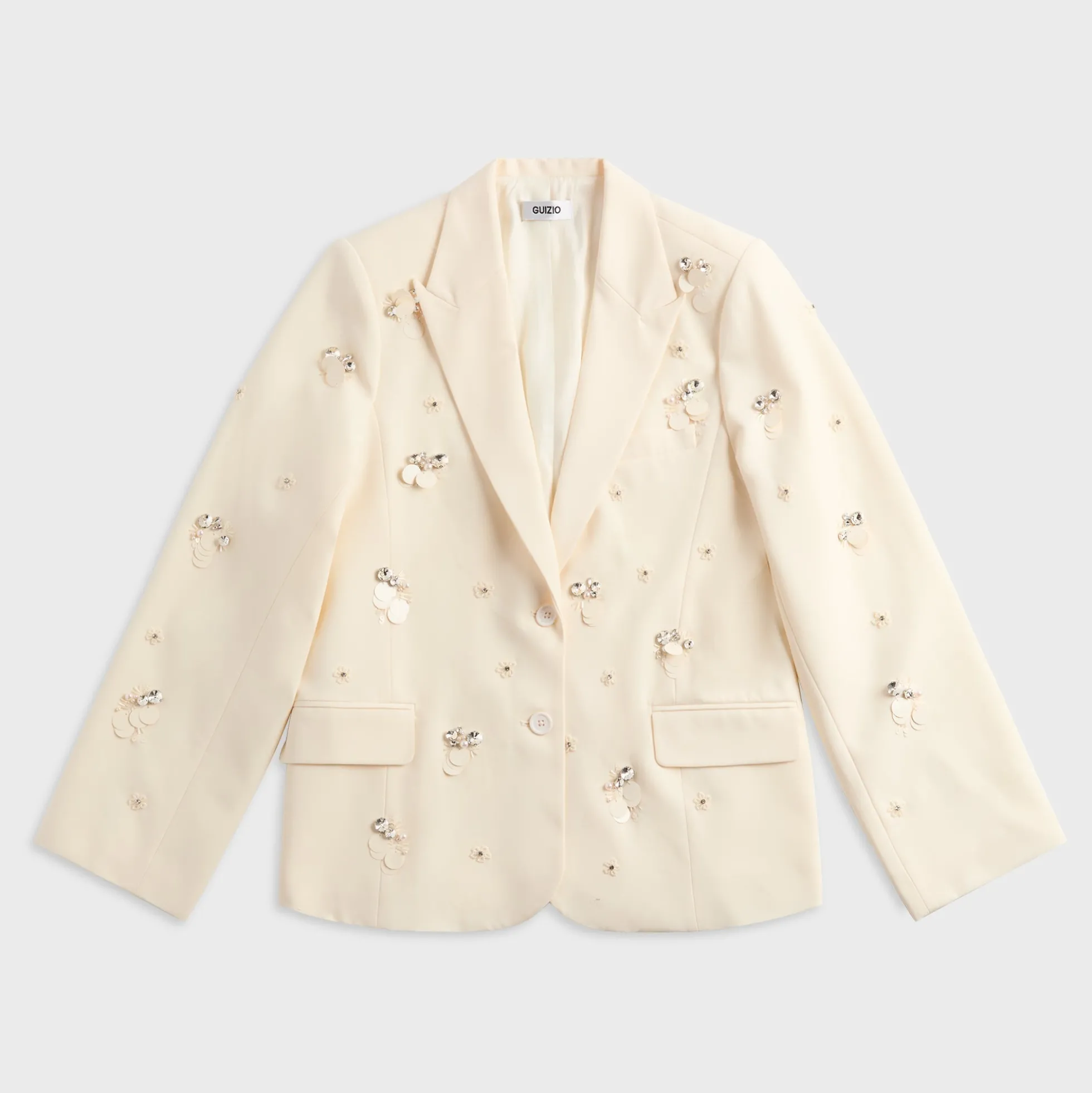 Embellished Oversized Blazer