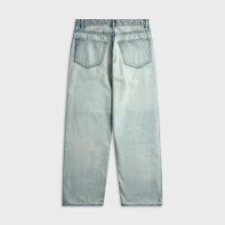 Faded Selvedge Light Denim Wide Pant