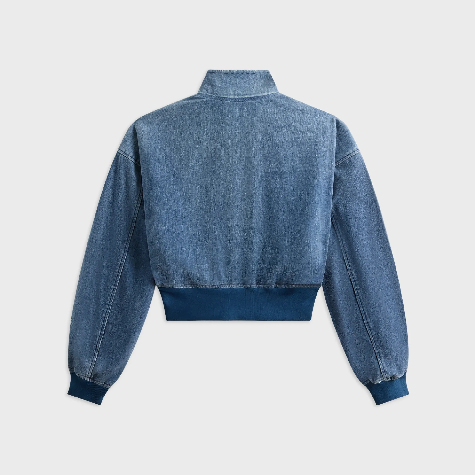 Funnel Neck Jacket with Tall Rib