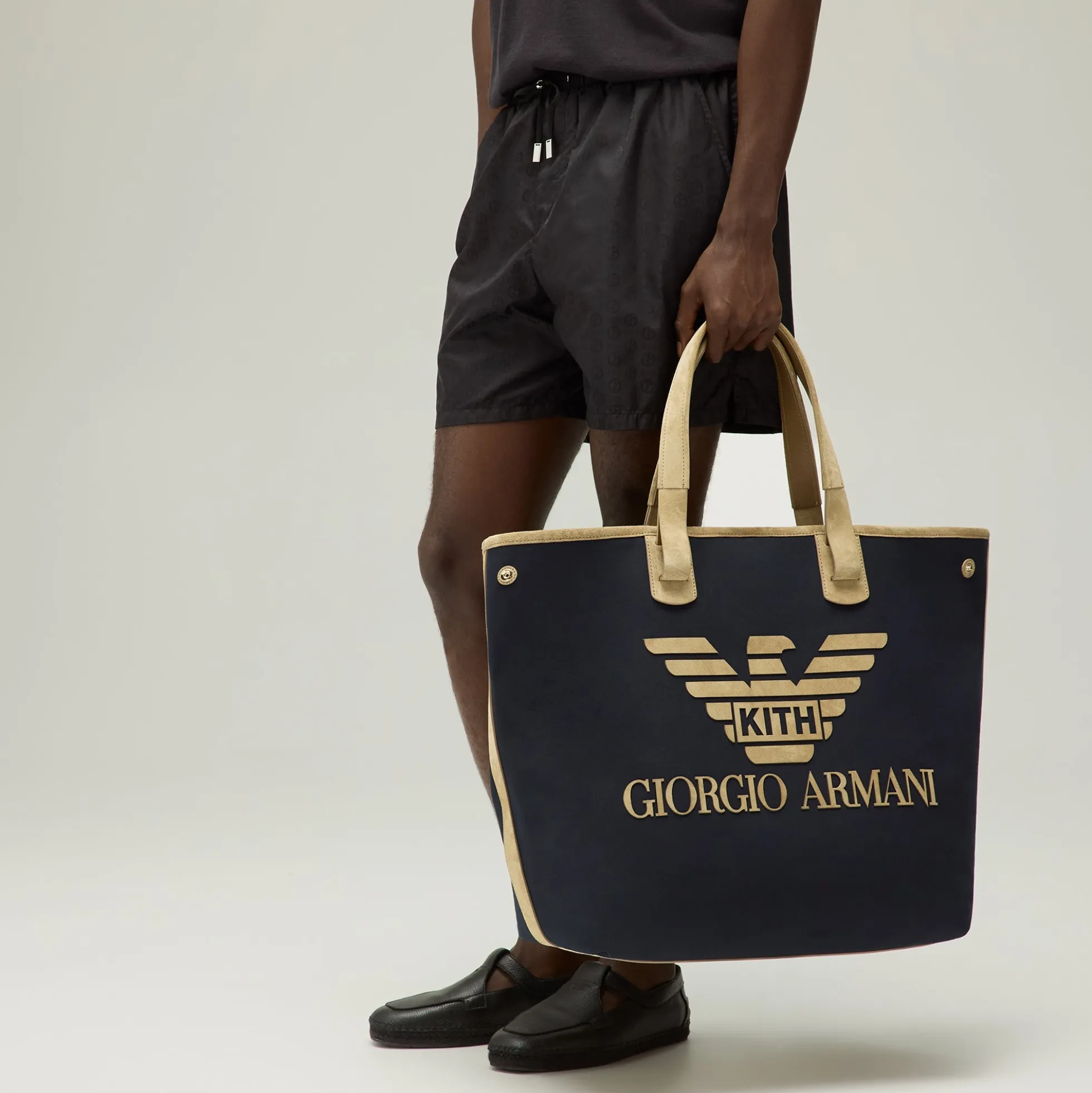Giorgio Armani & Kith Canvas Tote