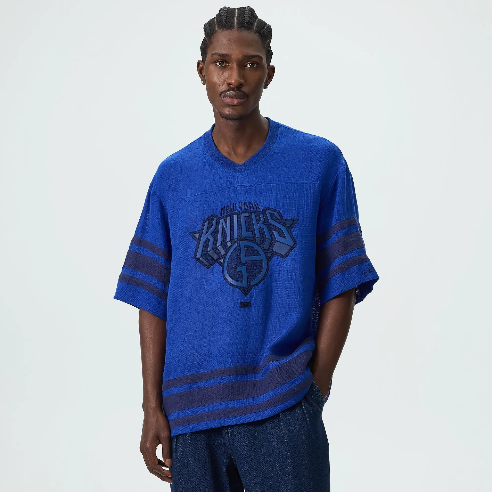 Giorgio Armani & Kith for the New York Knicks Malik Shirt