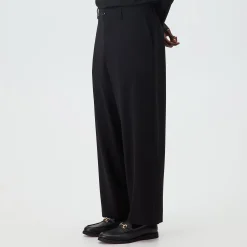 Giorgio Armani & Kith &Kin Milano Crepe Flat Front Trouser
