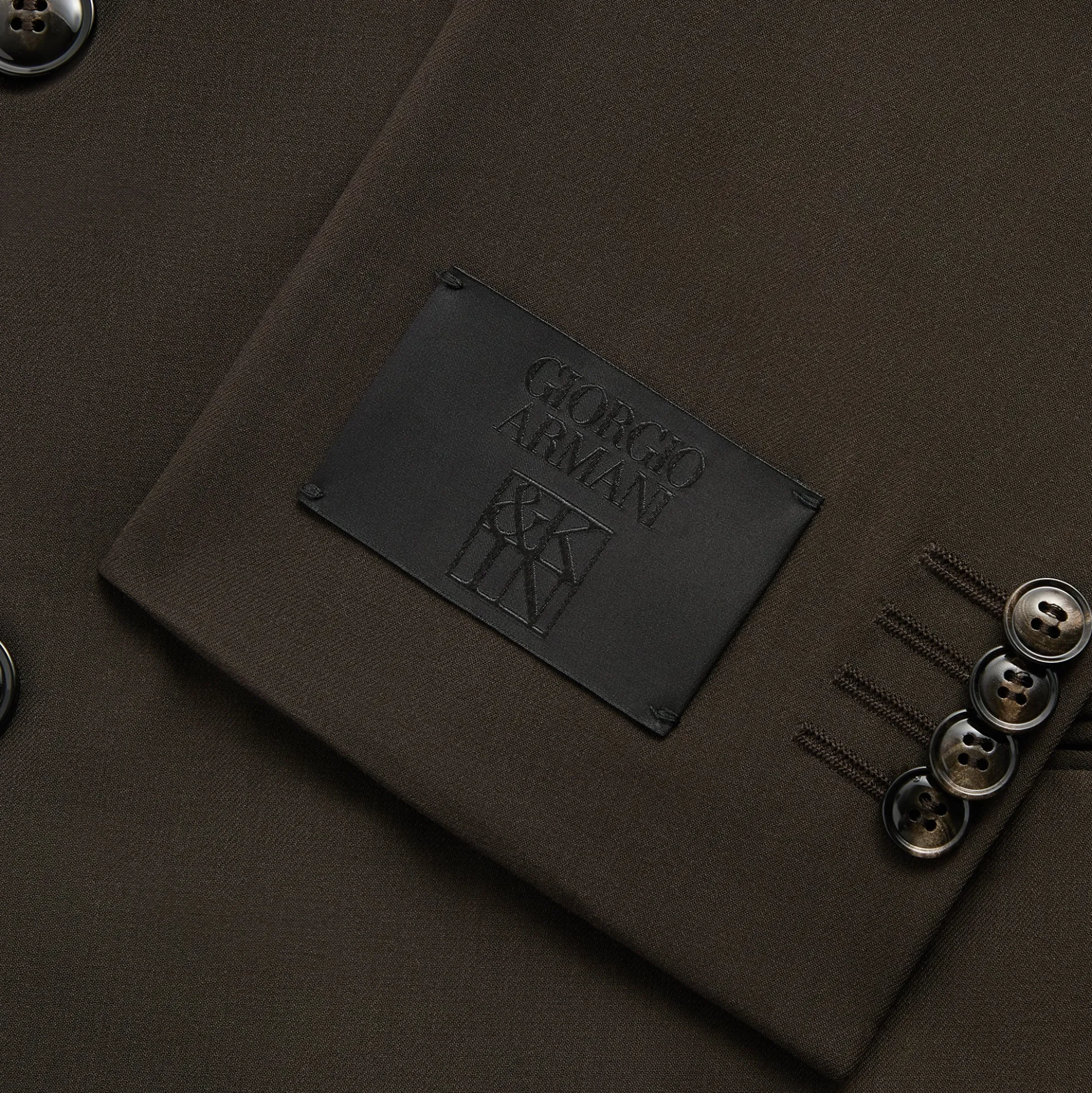 Giorgio Armani & Kith &Kin The Artist Virgin Wool Double-Breasted Jacket