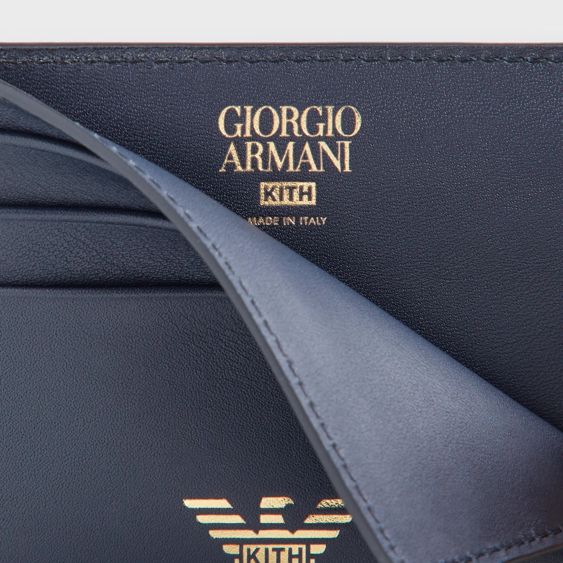 Giorgio Armani & Kith Leather Card Holder