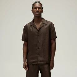 Giorgio Armani & Kith Monogram Short Sleeve Thompson Camp Collar Shirt