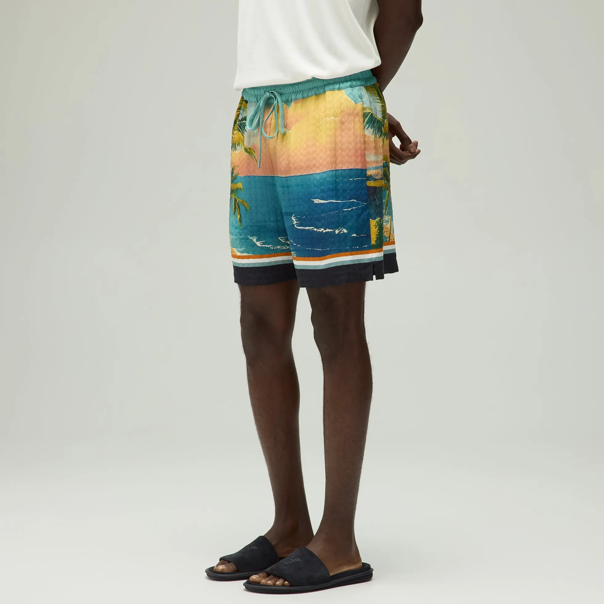 Giorgio Armani & Kith Ornamental Print Active Short