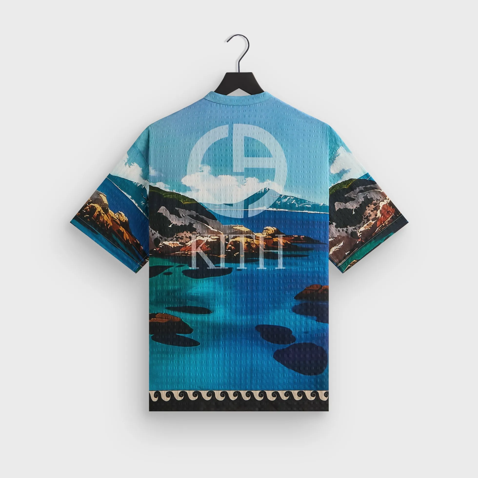 Giorgio Armani & Kith Sardinia Short Sleeve Zip Shirt