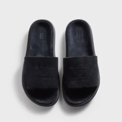 Giorgio Armani & Kith Suede Slides