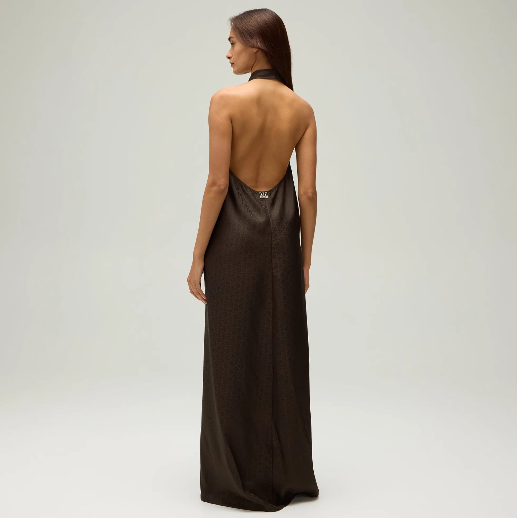Giorgio Armani & Kith Women Silk Wrap Halter Cover Up