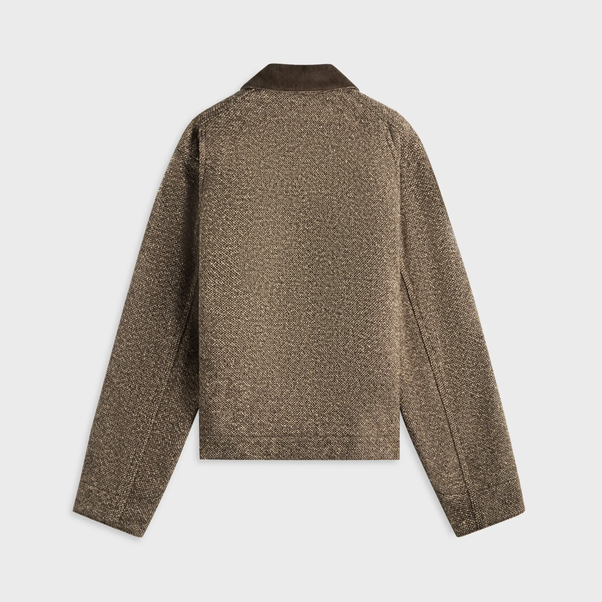 Homespun Tweed Zip Blouson