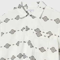 Ikat Print Camp Shirt