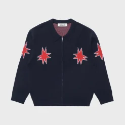 Kiki Zip Knit Long Sleeve Polo
