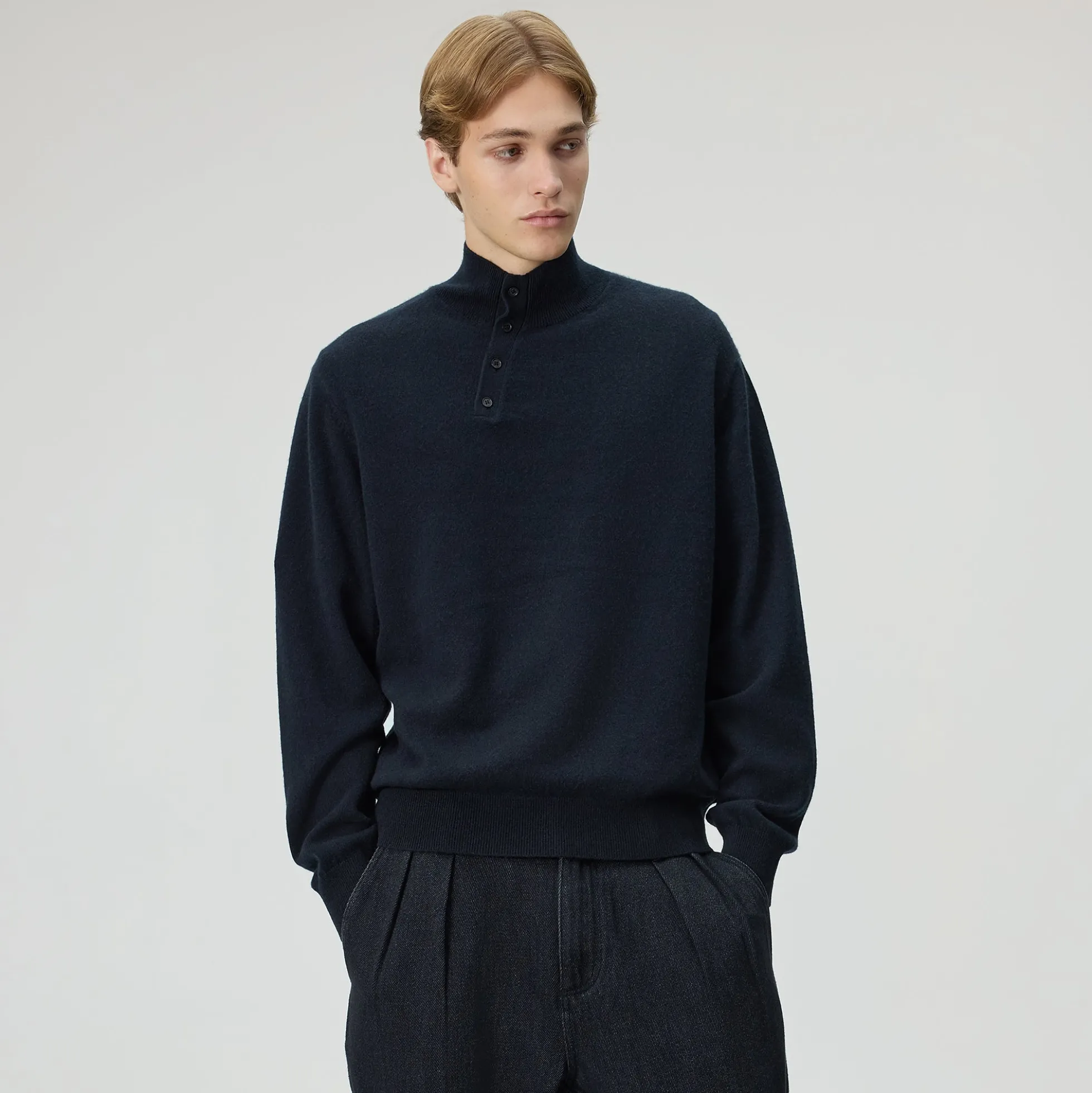 &Kin Cashmere Cyrus Turtleneck