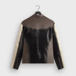 &Kin Combo Leather Avari Moto Jacket