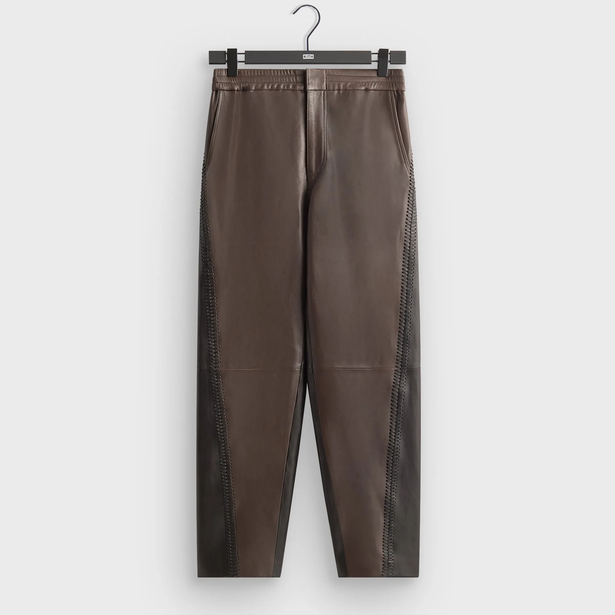 &Kin Irving Combo Leather Moto Pant