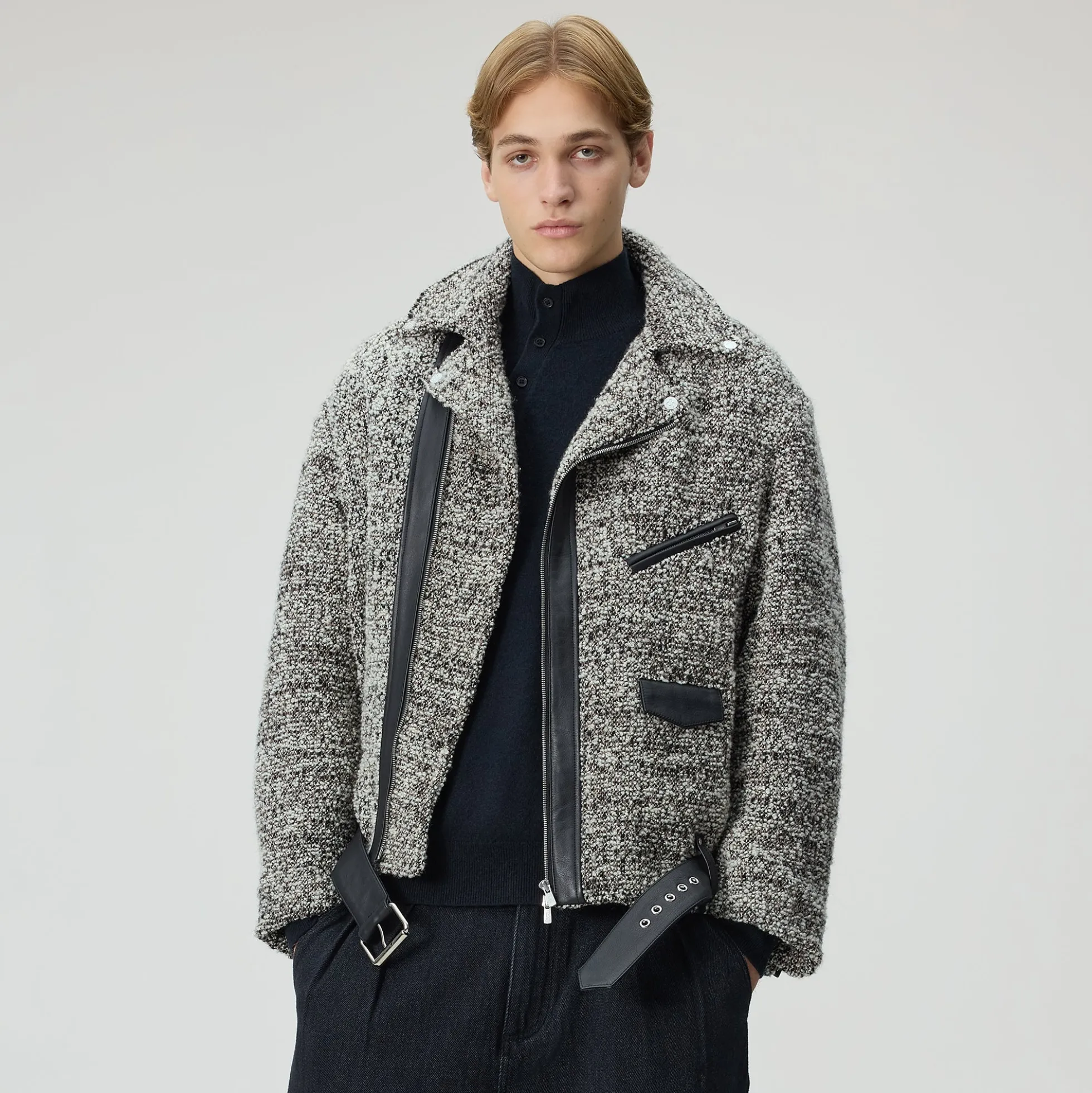 &Kin Plush Boucle Brian Moto
