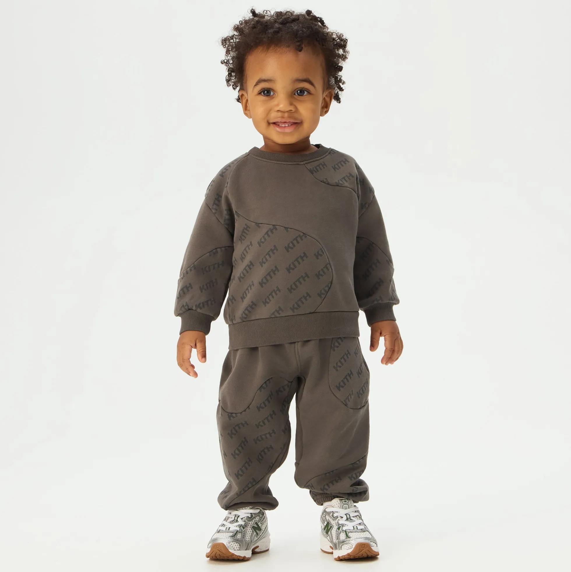 Kith Baby Blocked Monogram Nelson Sweatshirt