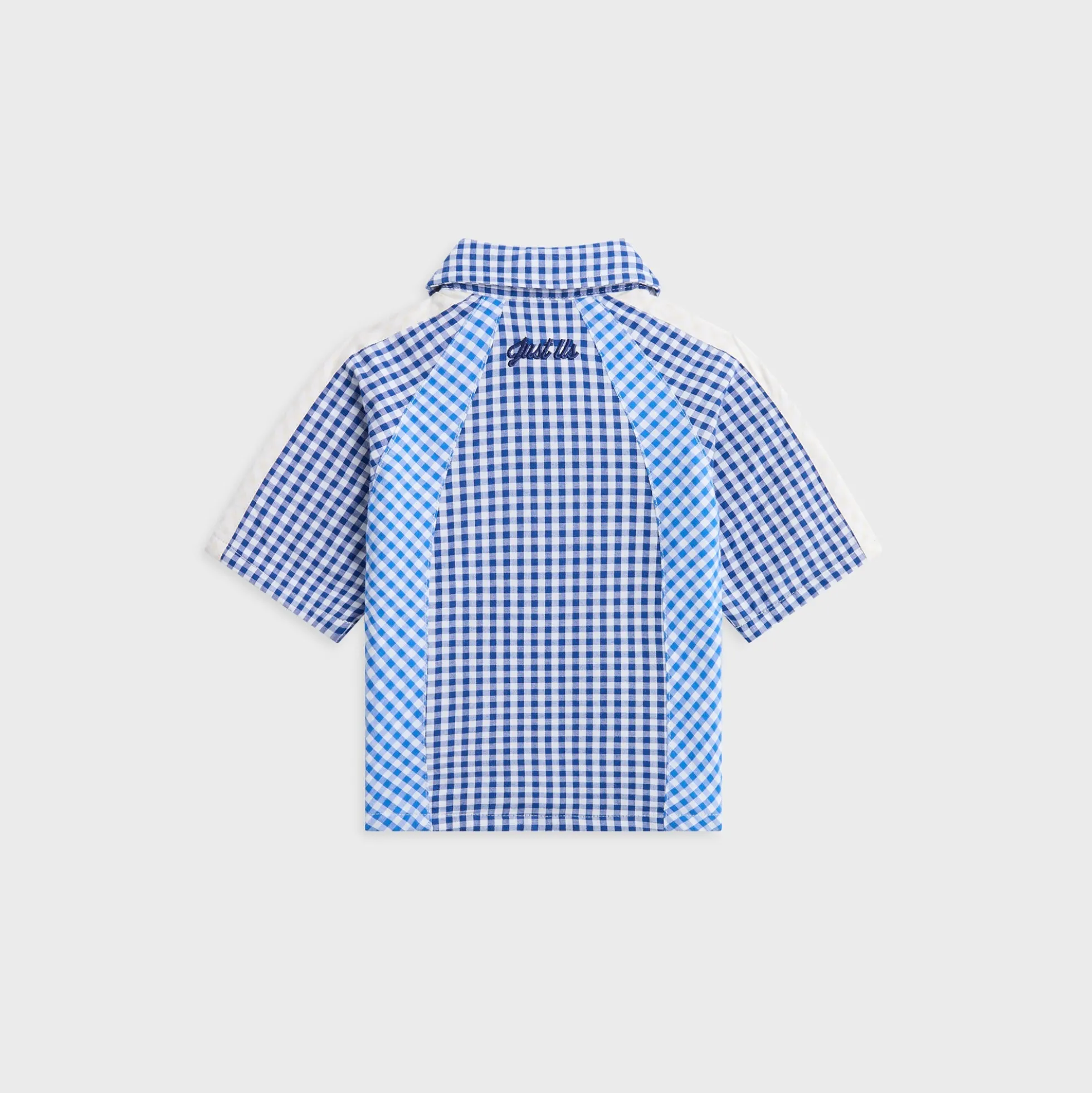 Kith Baby Color-Blocked Gingham Apollo Shirt