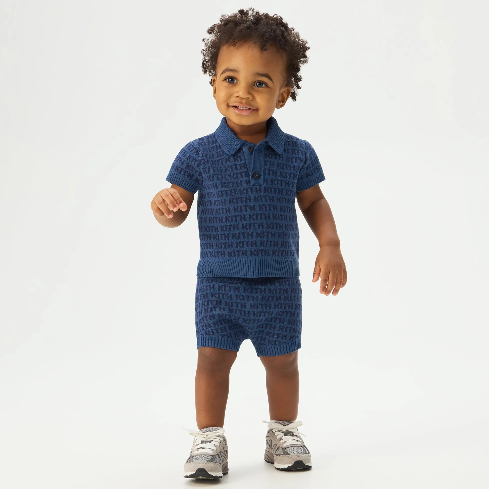 Kith Baby Monogram Polo Set
