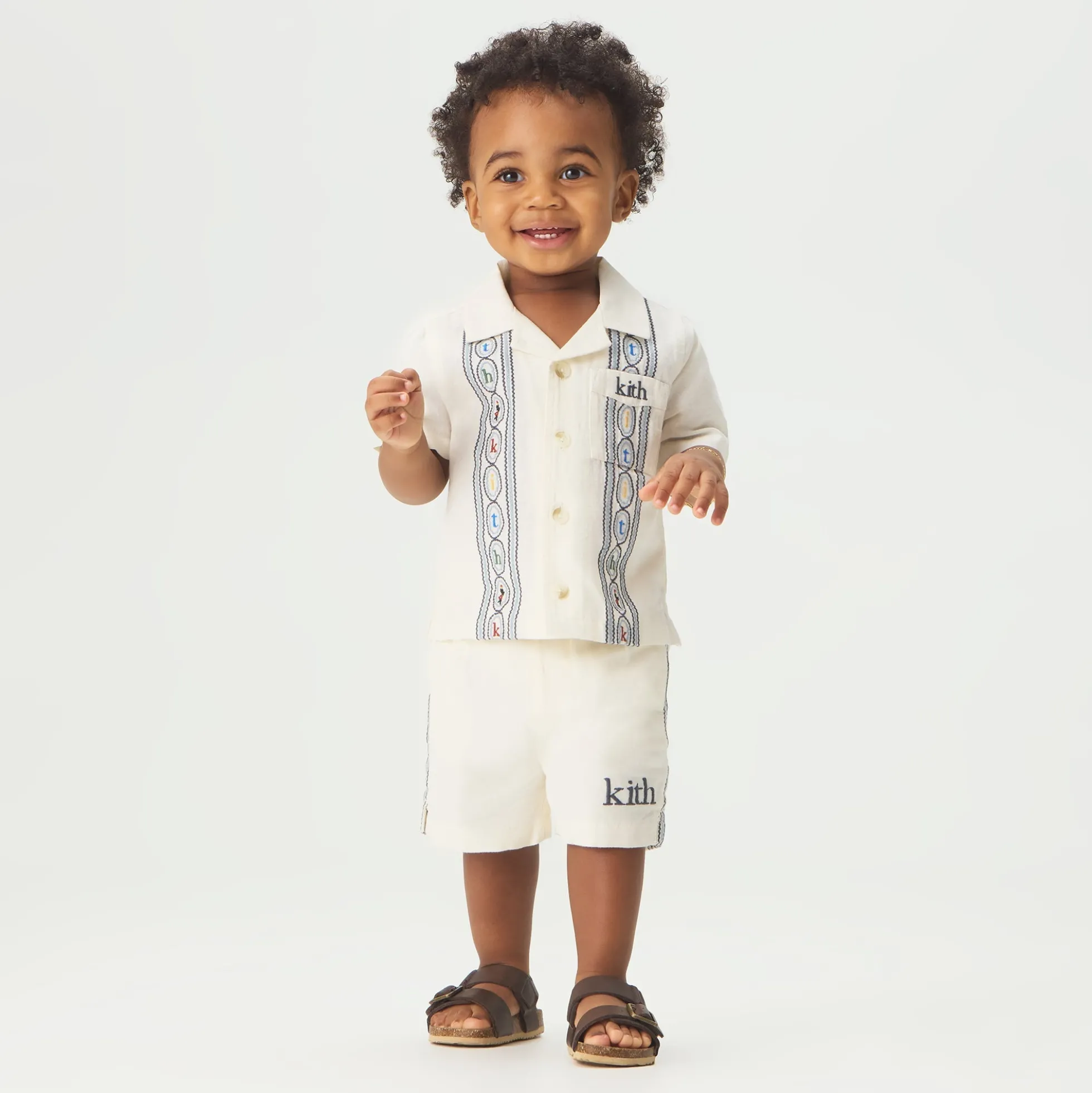 Kith Baby Novelty Embroidered Thompson Collared Shirt
