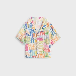 Kith Baby Sketched Monogram Thompson Camp Shirt