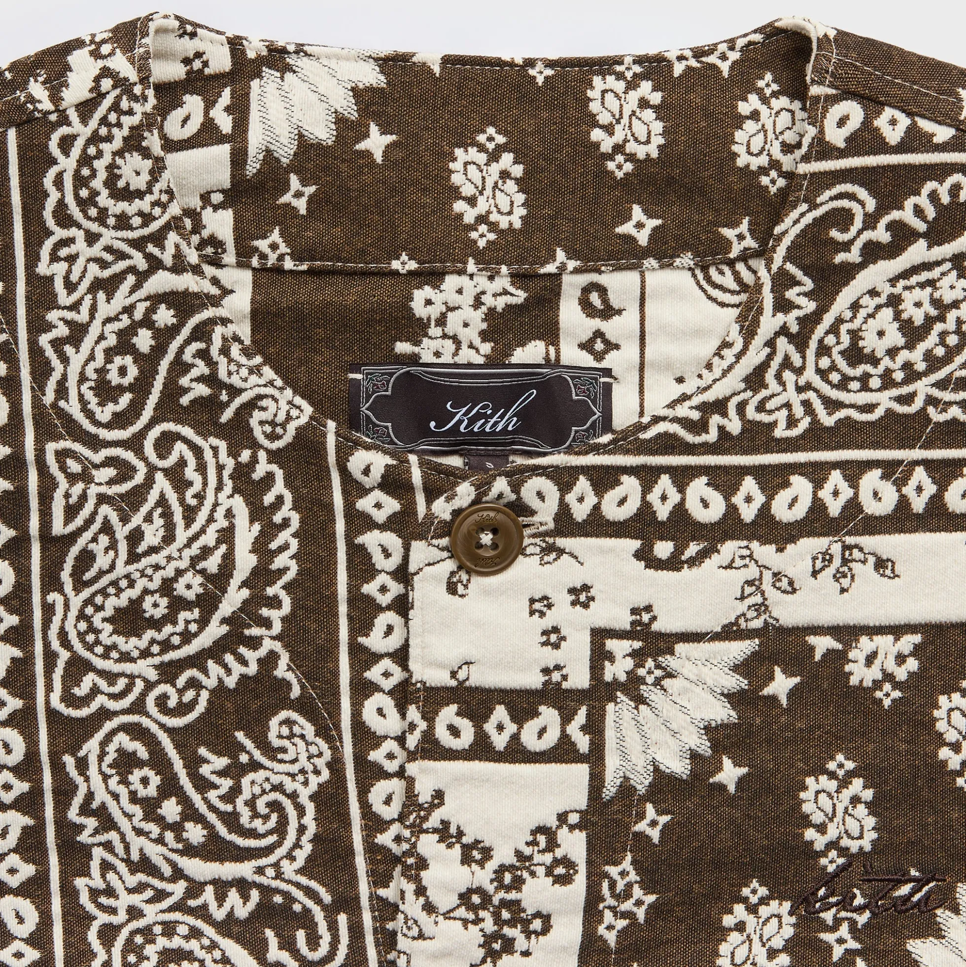 Kith Bandana Jacquard Long Sleeve Willis Shirt