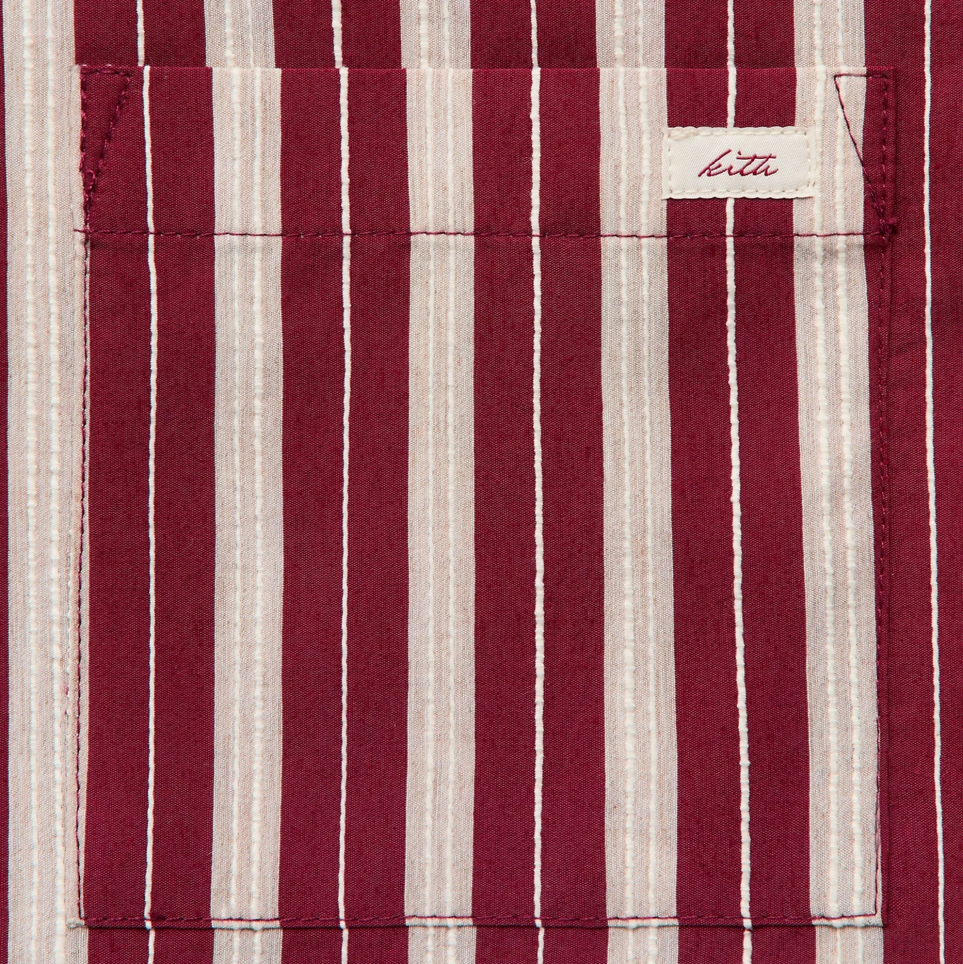 Kith Barre Stripe Thompson Camp Collar Shirt