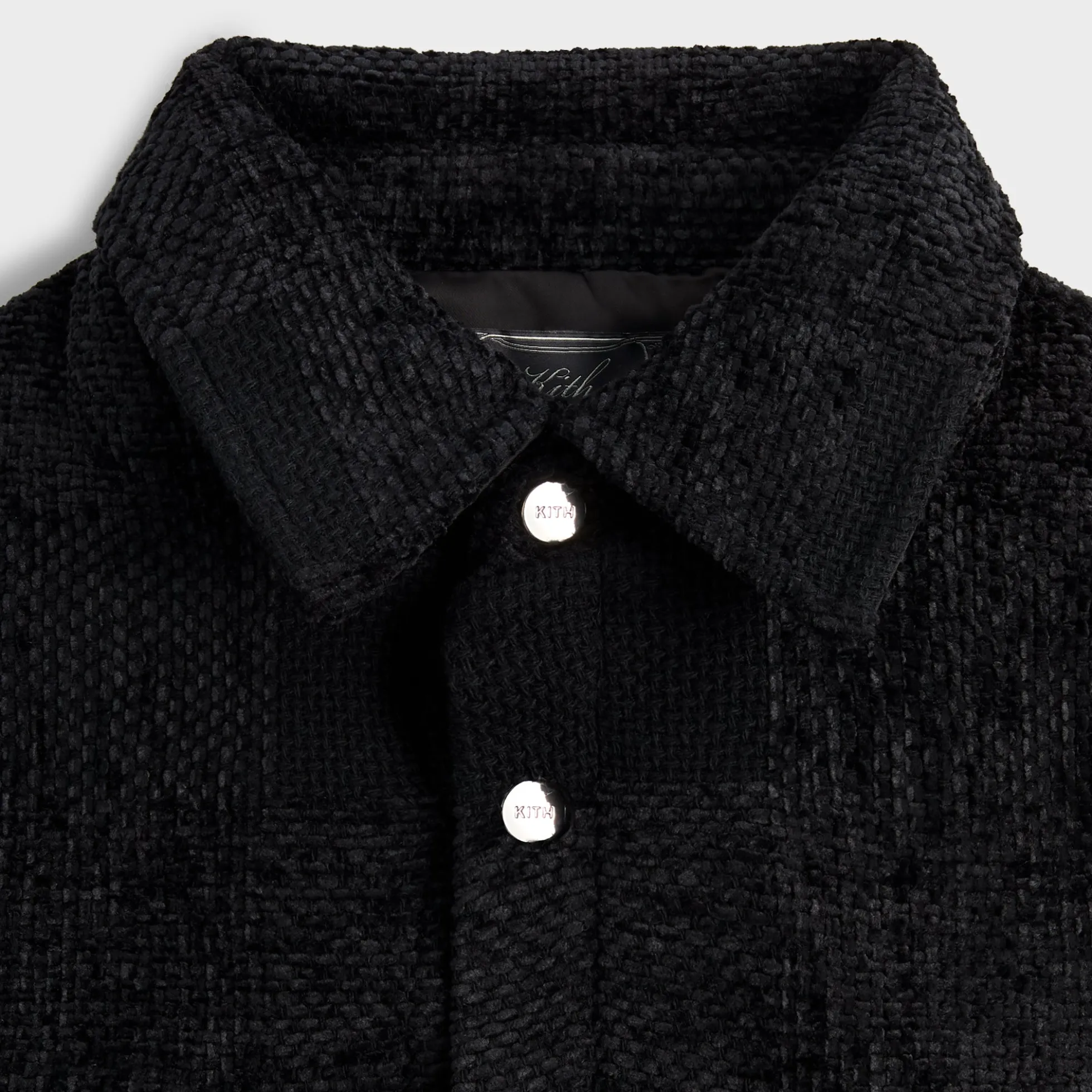 Kith Chenille Plaid Brixton Puffed Shirt Jacket