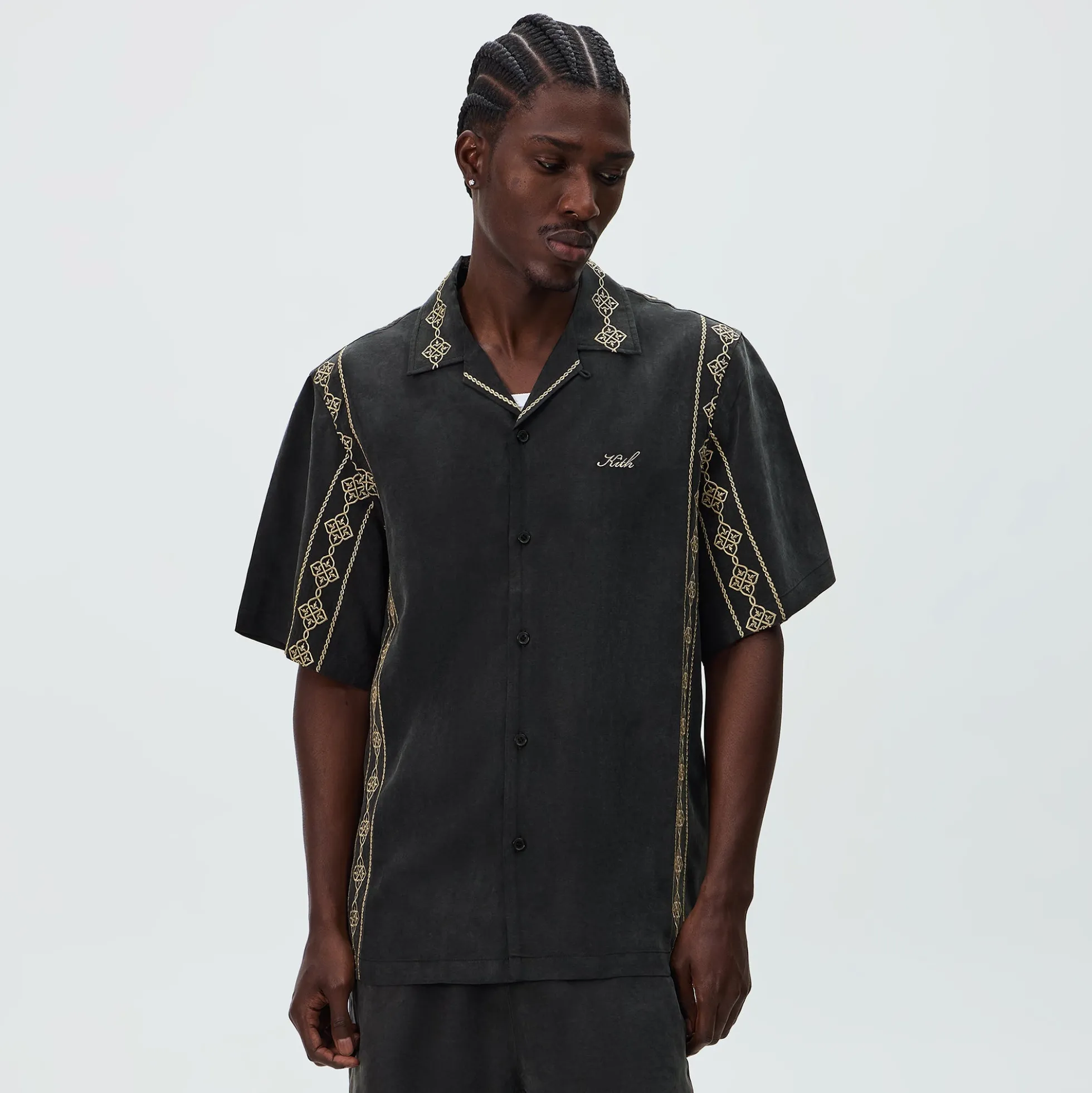 Kith Cupro Linen Thompson Camp Collar Shirt