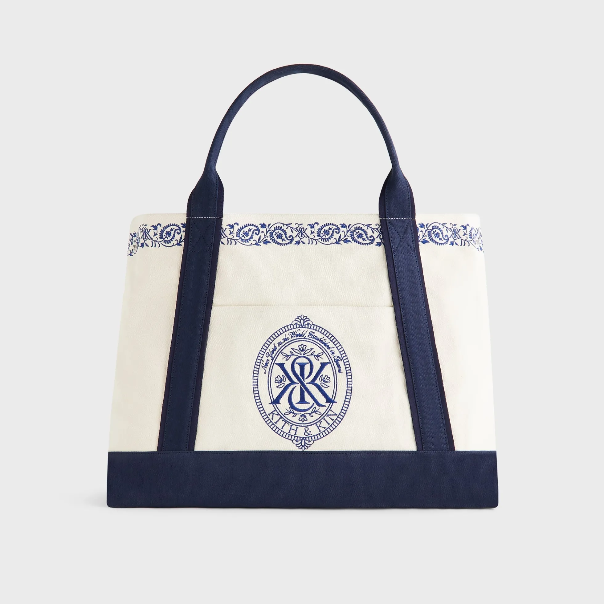Kith Embroidered Canvas Tote Bag