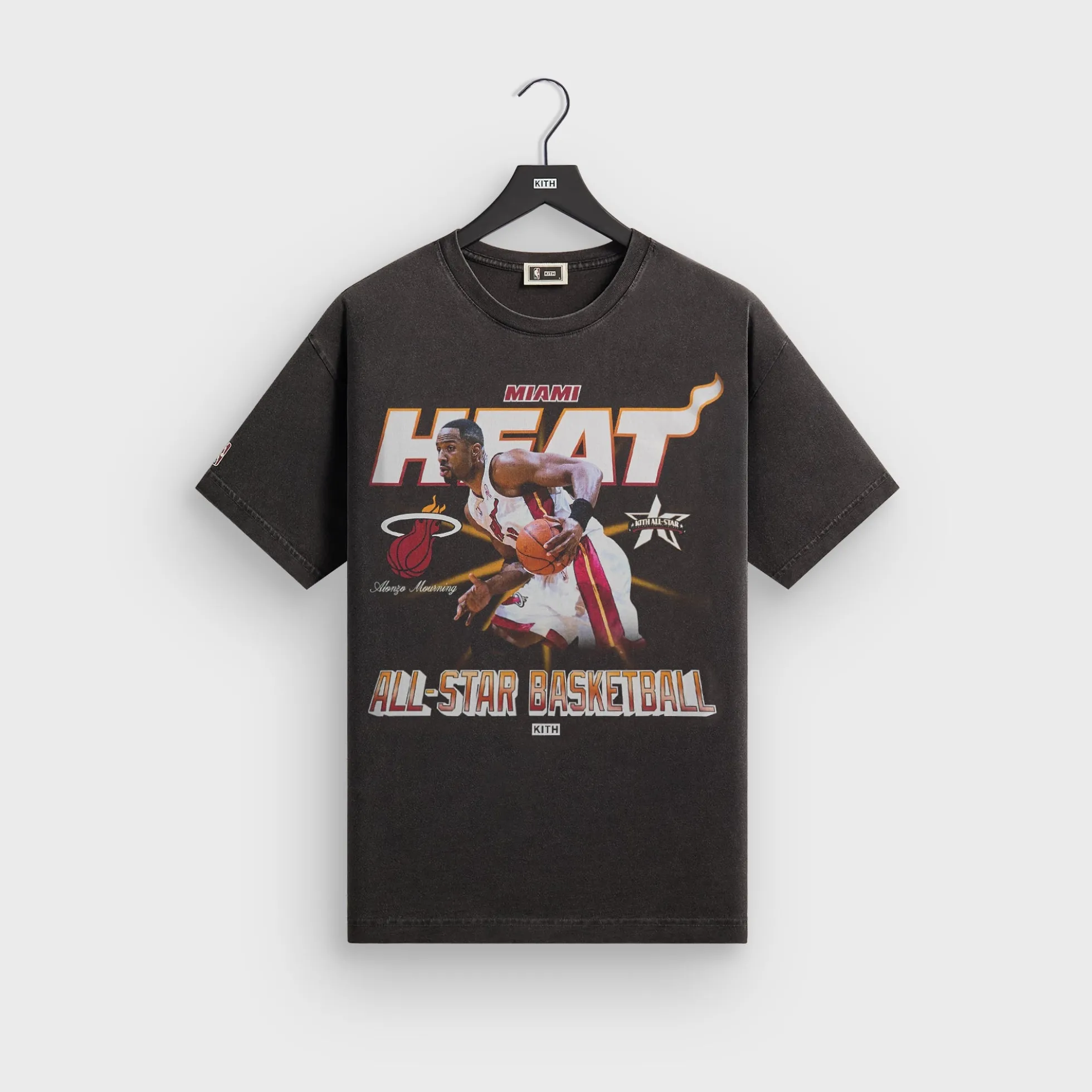 Kith for NBA All-Star Miami Heat Alonzo Mourning Vintage Tee
