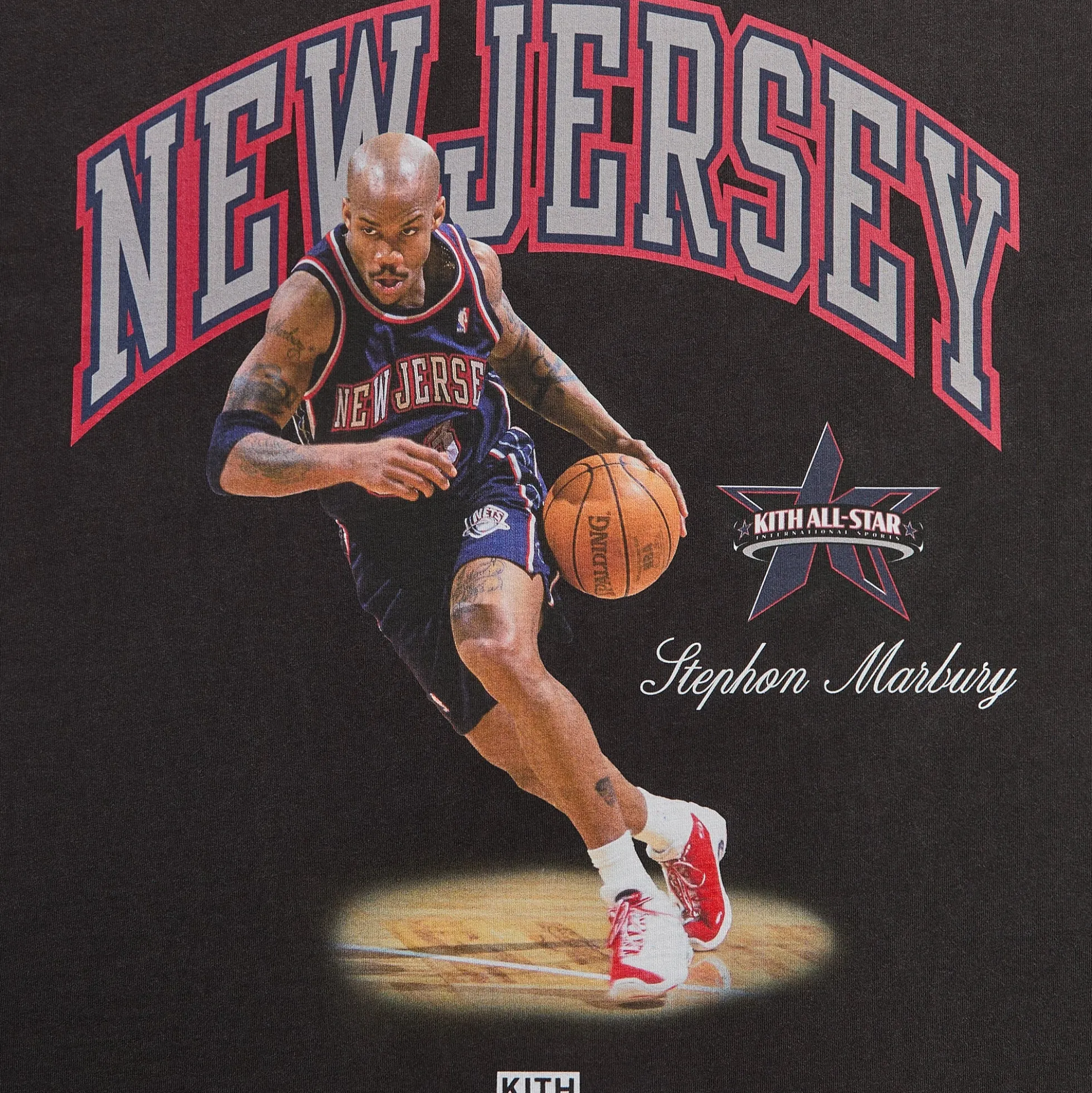Kith for NBA All-Star New Jersey Nets Stephon Marbury Vintage Tee