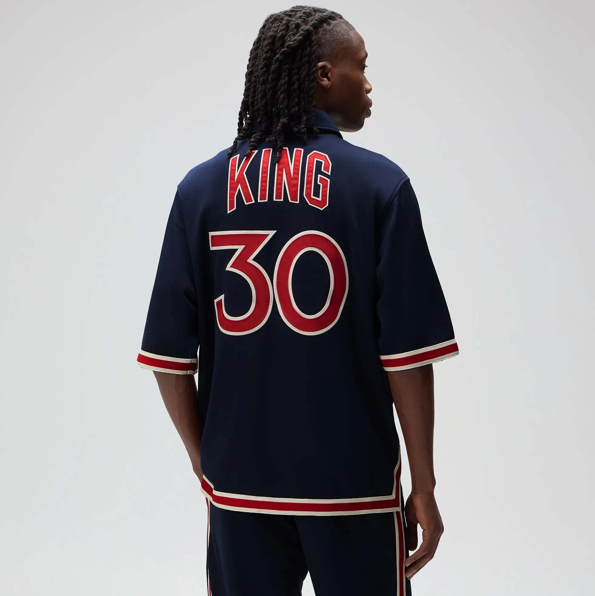 Kith for the New York Knicks Bernard King Woodpoint Shirt