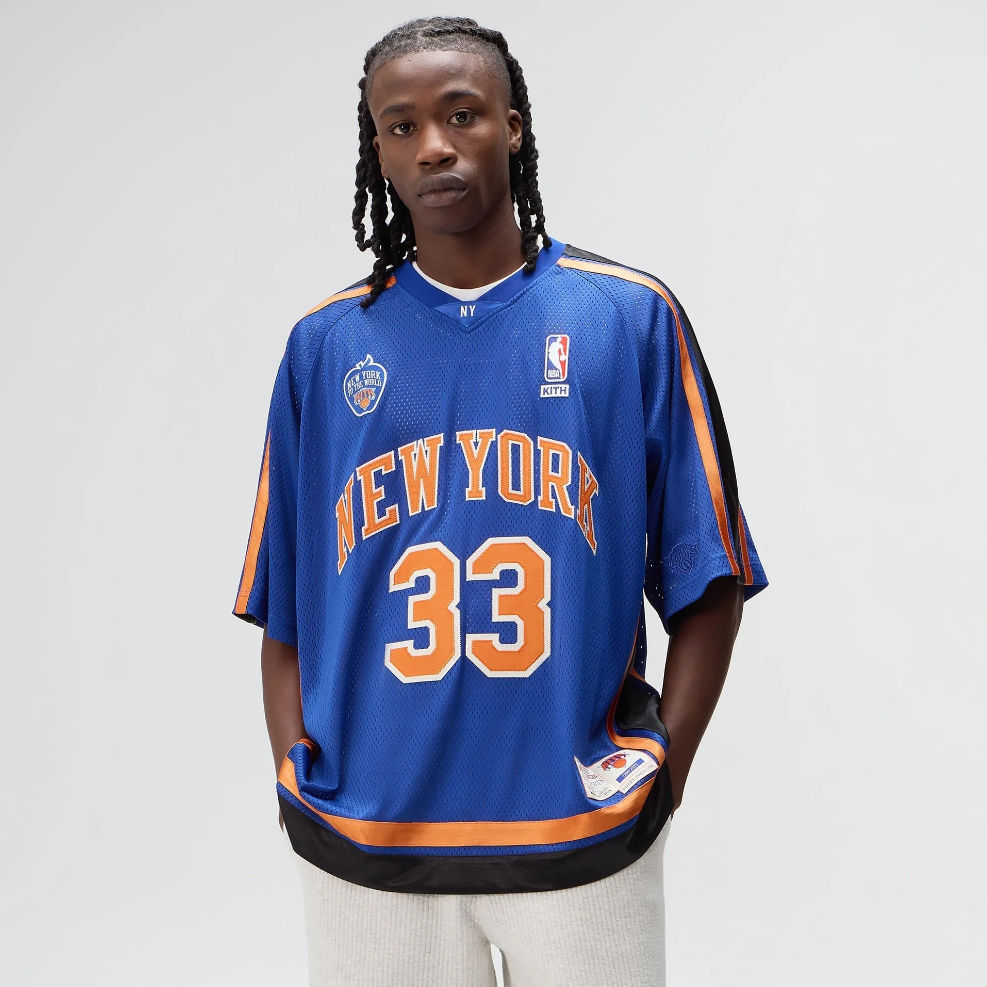 Kith for the New York Knicks Patrick Ewing Mesh Shirt