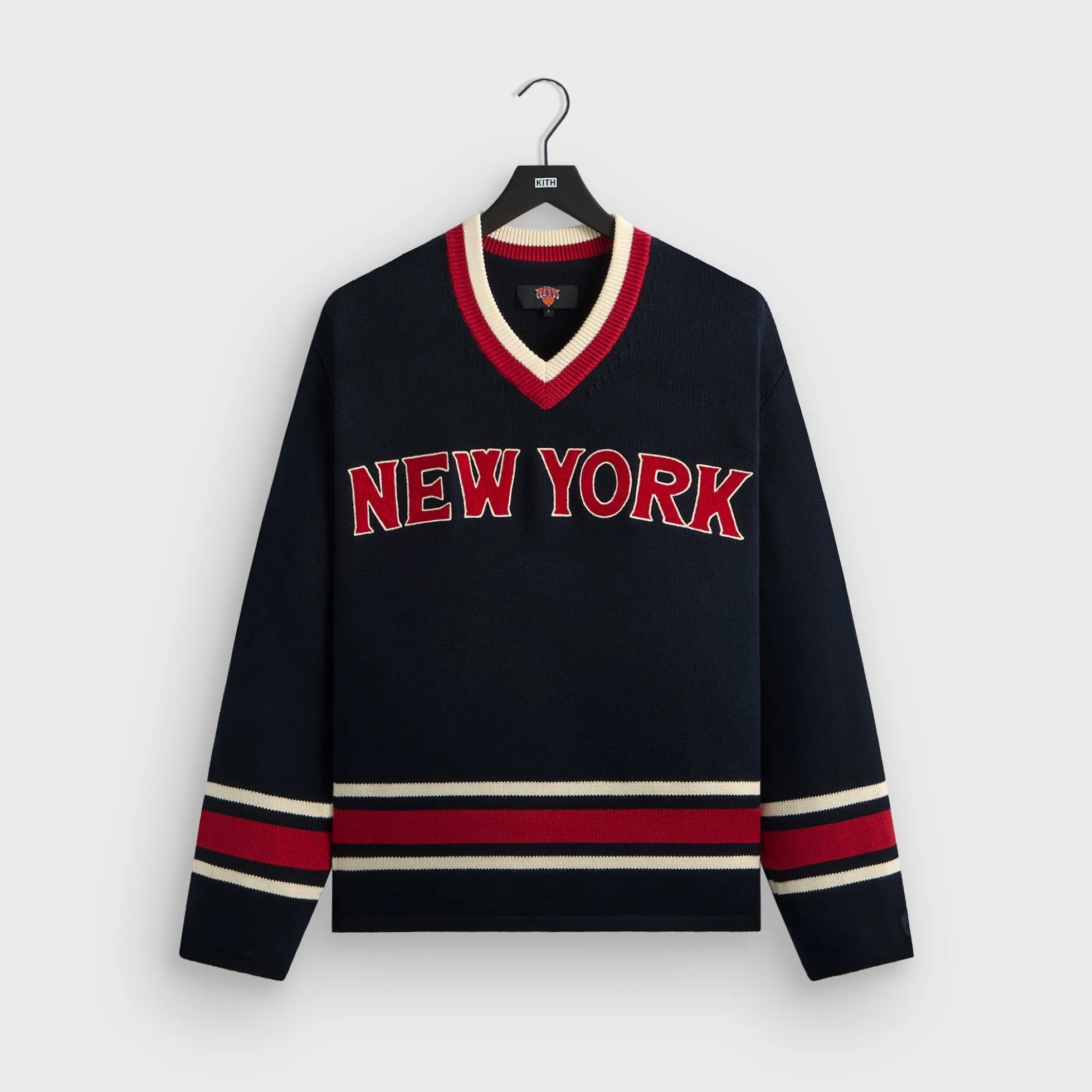 Kith for the New York Knicks Classic Beau Knit Sweater