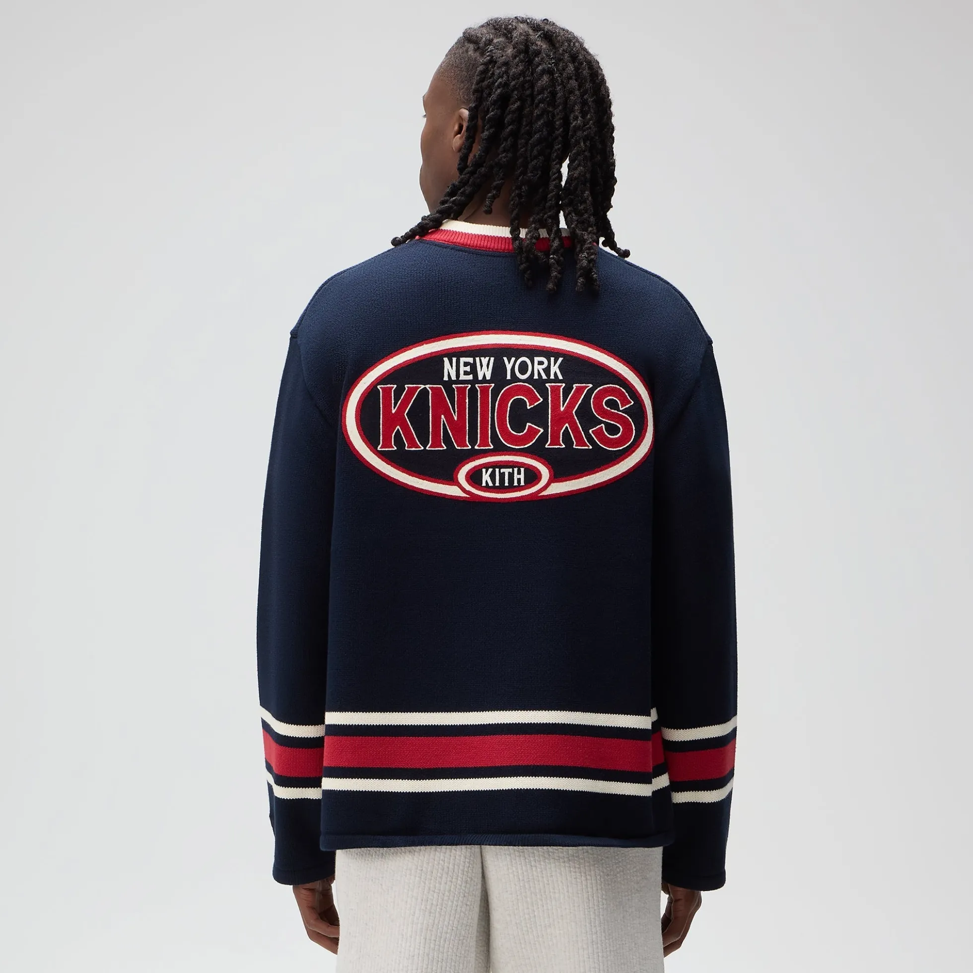Kith for the New York Knicks Classic Beau Knit Sweater