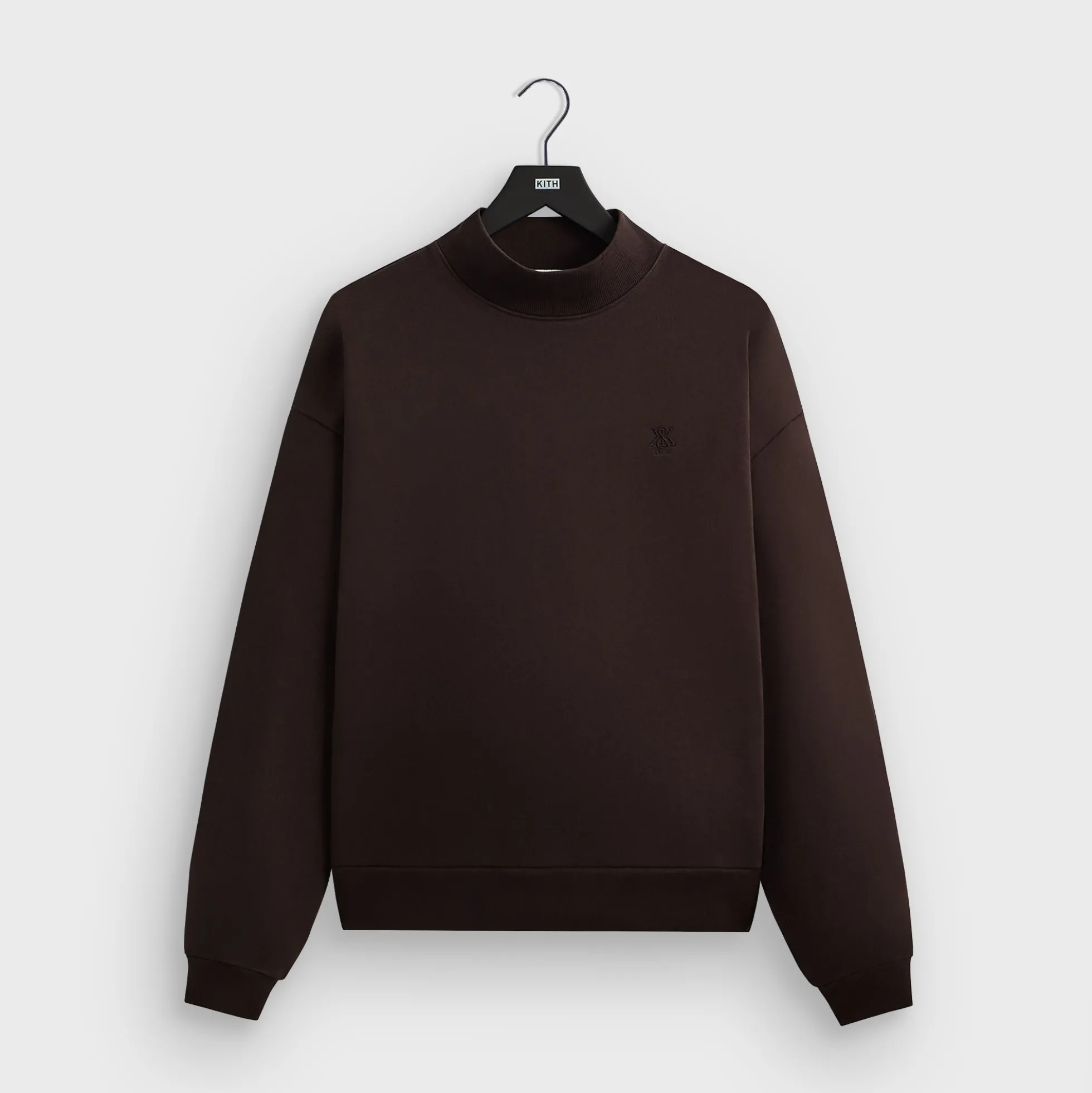 Kith Garment Dyed Fleece Mockneck Sweatshirt