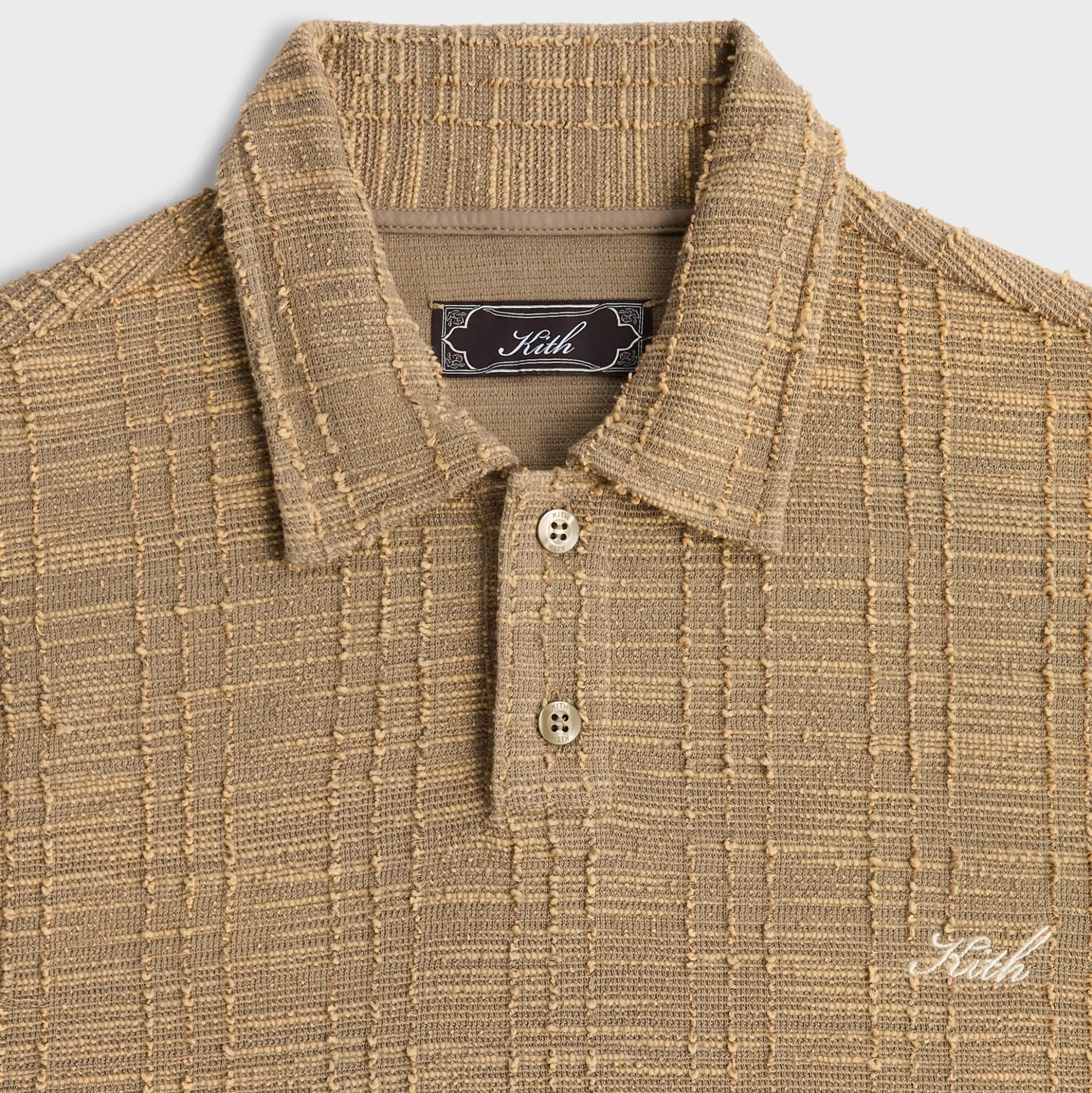 Kith High Twist Tweed Graham Polo