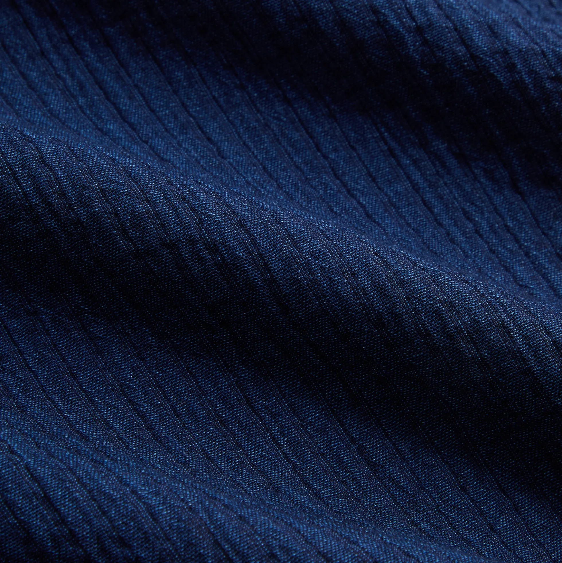 Kith Indigo Seersucker Townsend Shirt