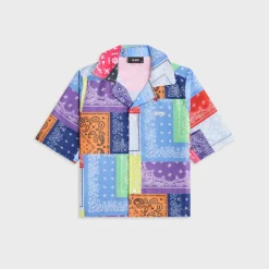 Kith Kids Bandana Splice Thompson Camp Swim Shirt