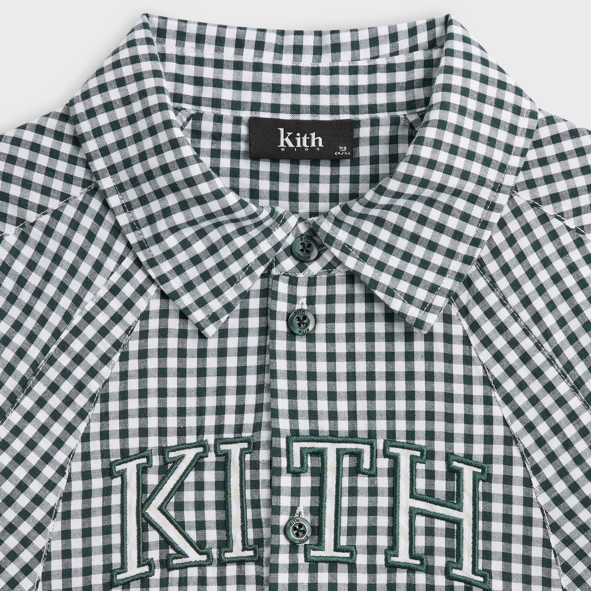Kith Kids Blocked Gingham Apollo Shirt
