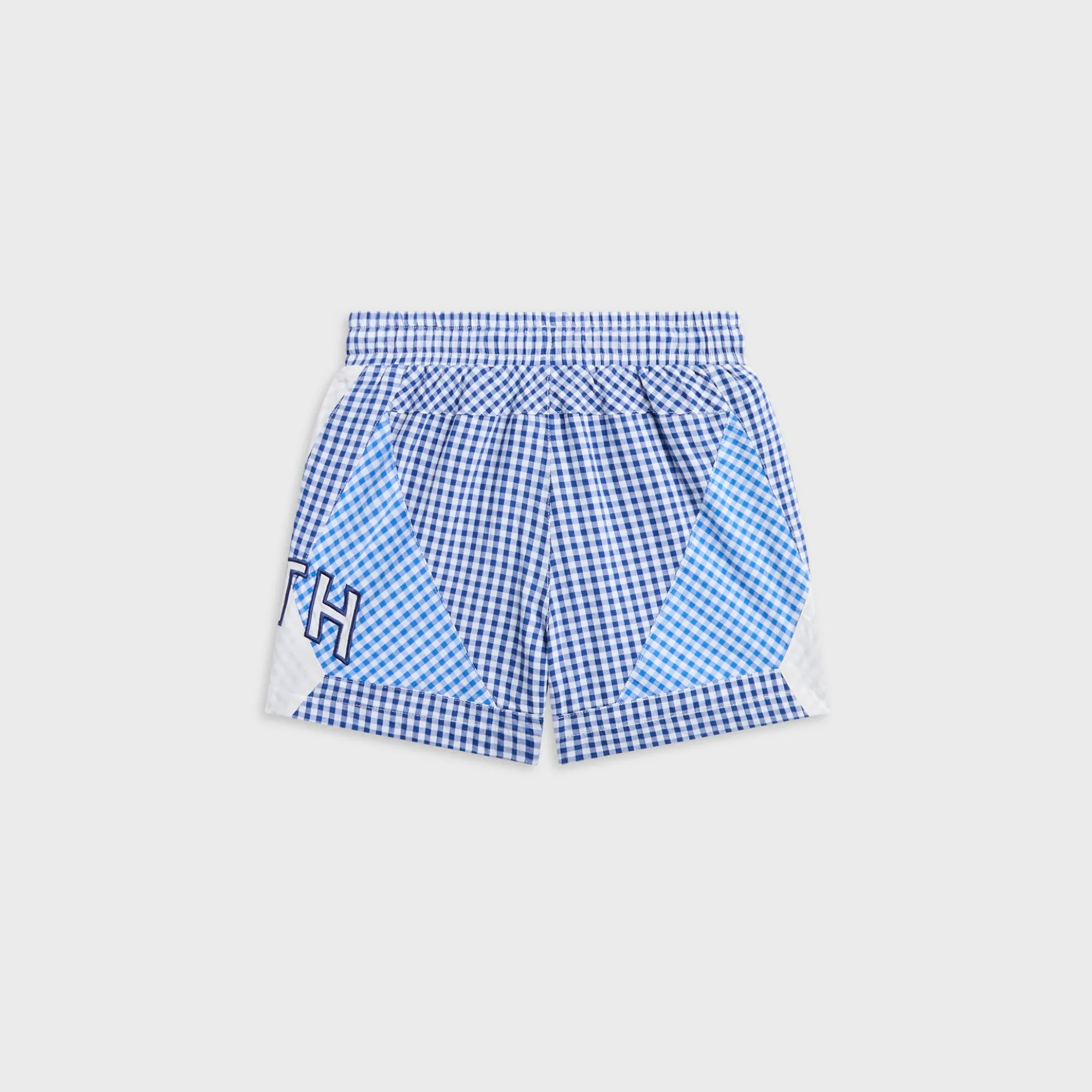 Kith Kids Color-Blocked Gingham Turbo Short